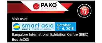 PAKO participates in Smart Asia India 2018